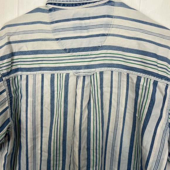 Vintage Short Sleeved Striped Button Down Sz M - Picture 10 of 10
